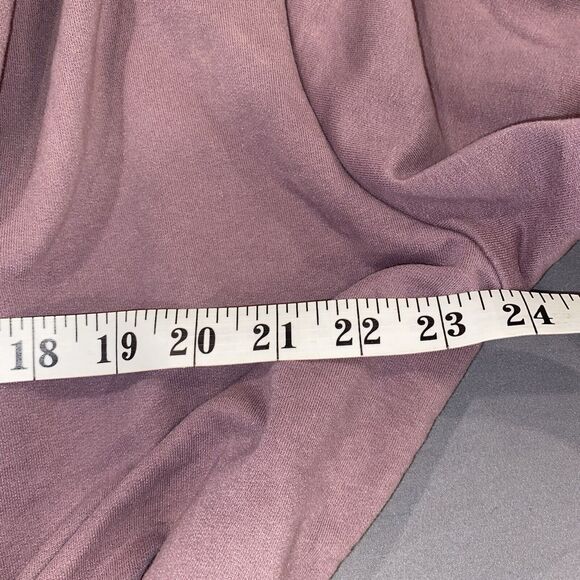 Athleta Top Women’s Size XL Purple Retroterry Wrap Comfy Long Sleeve Tie *read* - Picture 12 of 12